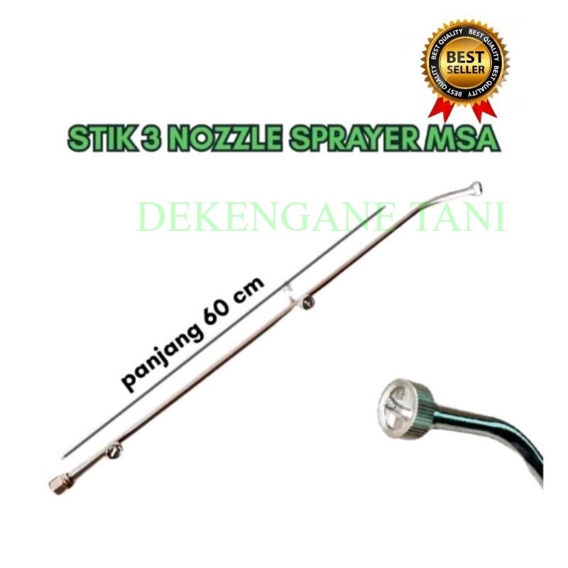 STIK 3 NOZZLE SPRAYER MSA ( stik 3 nozzle sprayer msa elektrik )/ STIK MATA 3 SUPER KABUT/ STIK MATA