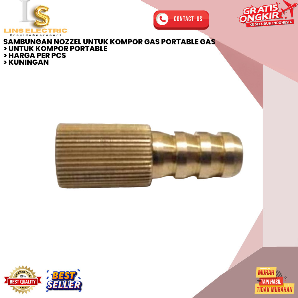 SAMBUNGAN NOZZEL UNTUK KOMPOR GAS PORTABLE GAS LINS