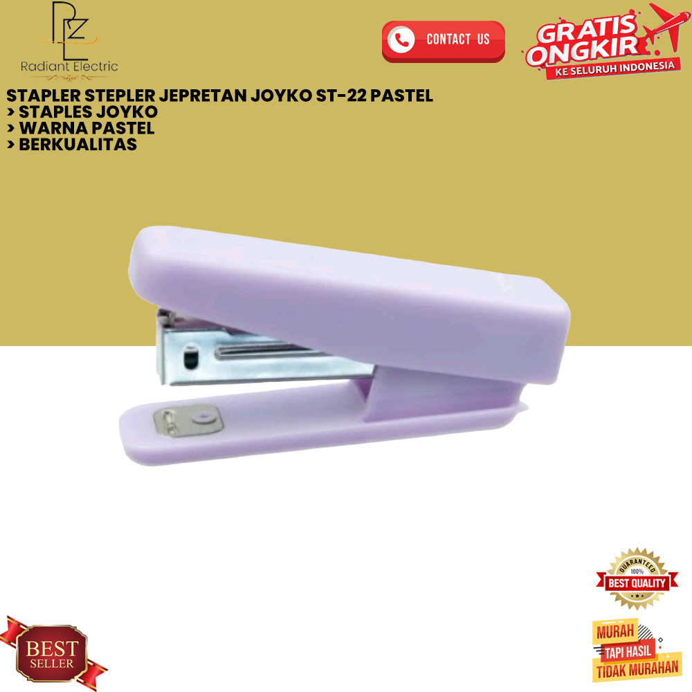 

STAPLER STEPLER JEPRETAN JOYKO ST-22 PASTEL