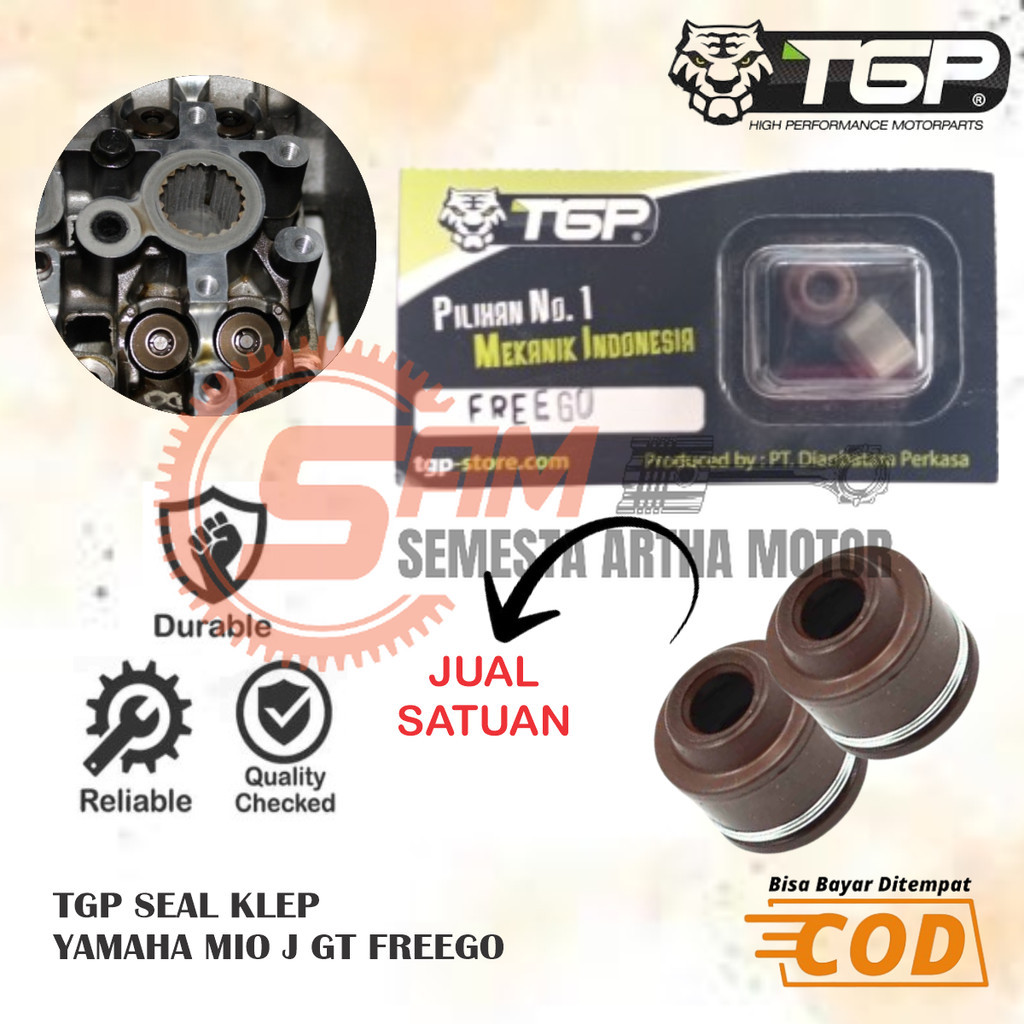 TGP Seal Klep Sil Seals Yamaha Mio J FreeGo Karet Ganjel Motor Matic Satuan Sepasang