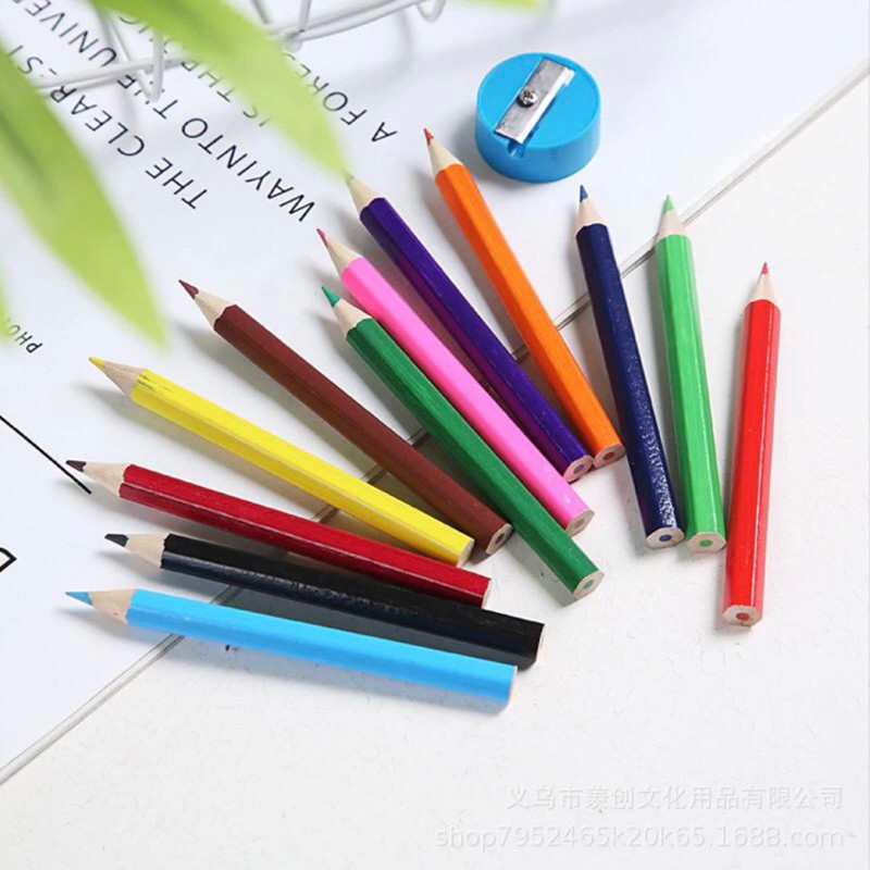 

[TERMURAH] Crayon Set Karakter 4in1 Isi 46pcs