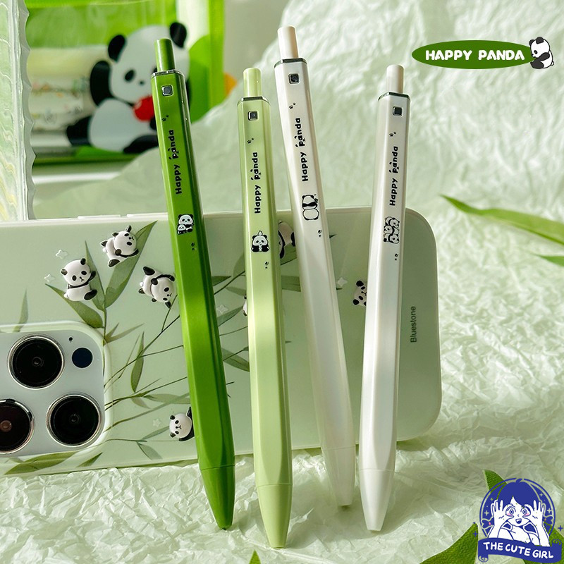 

Gel Pen siswa Pulpen Pena 0.5MM Panda Design Hitam New Design-Stazionario