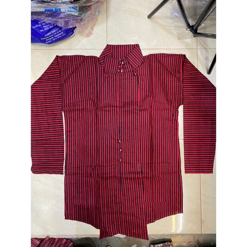 Atasan LURIK surjan lurik katun desa