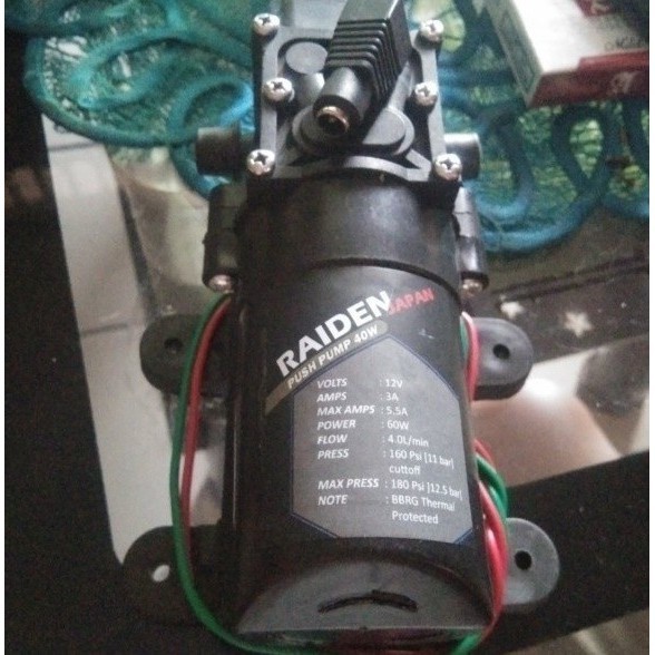RAIDEN Dinamo Pompa Air 12V DC 160 Psi Cuci Motor AC Sprayer Pump