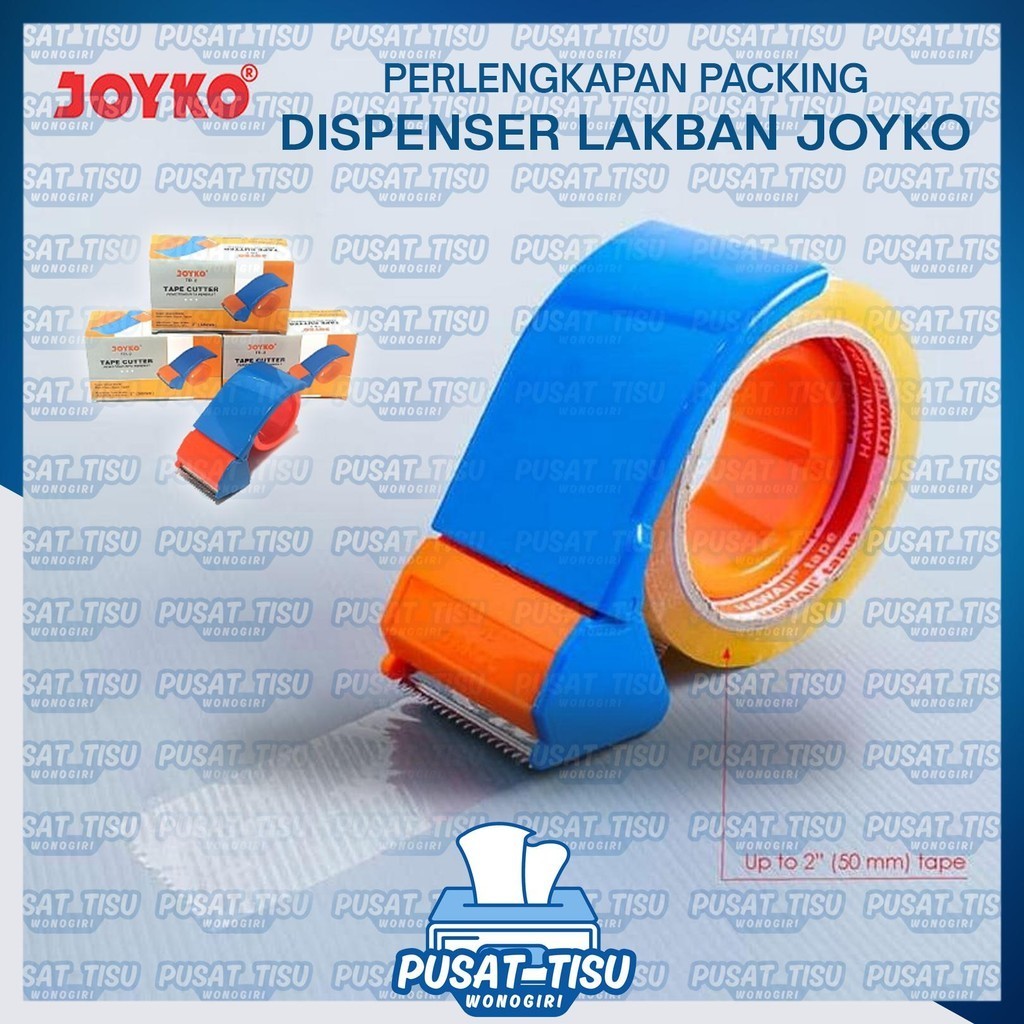 

Joyko Tape Dispenser 2 Inch 50 MM Roll Tempat Lakban / Pemotong Lakban