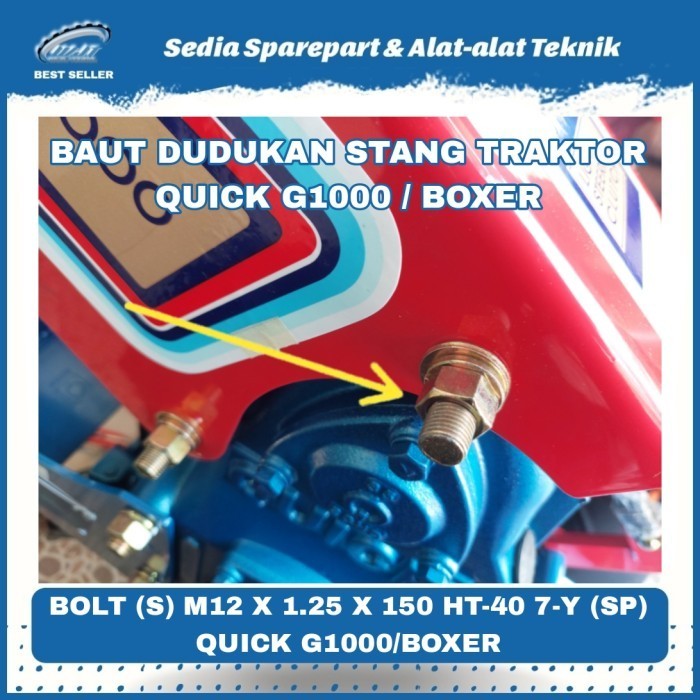 Baut Dudukan Stang Traktor QUICK G1000 / BOXER