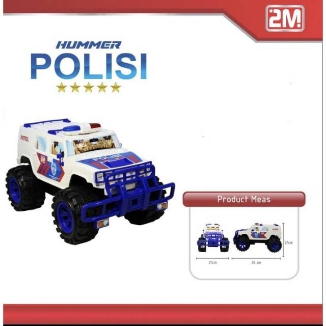 Mainan Anak 2M Mobil Polisi Hummer Yotta