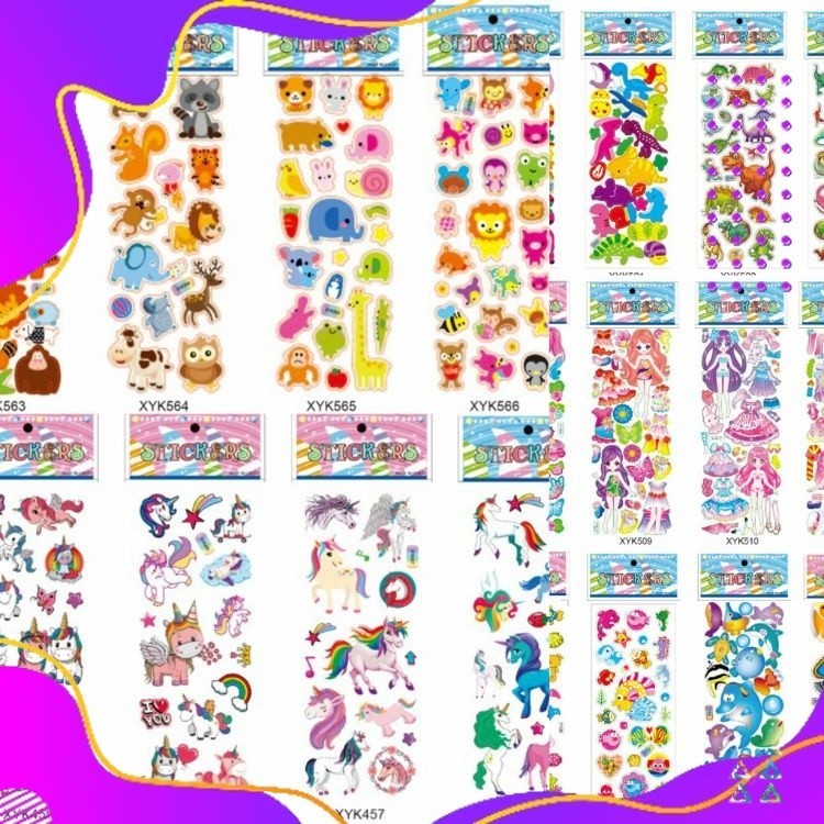 

Stiker Karakter /3D Stiker Timbul / Stiker Anak 3D/ Stiker Karakter / Stiker Mainan Anak Perempuan / Stiker Tempel Anak Laki laki STICKER TIMBUL TEMA NATAL BEST QUALITY CUTE LUCU DINOSAURUS