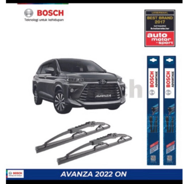 Wiper depan bosch Avanza 2022 Up
