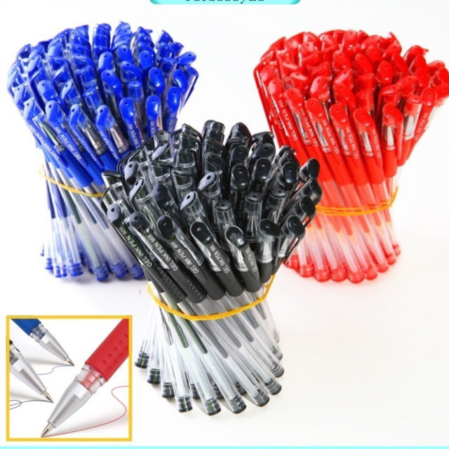 

1 Lusin Isi 12 Pcs Pulpen Gel 0.5 mm Bisa Diisi Ulang Dengan Balpoint Tinta Gell Permanen Elegan