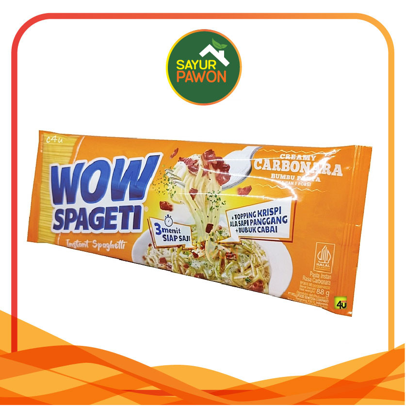 

WOW Pasta Spageti varian CREAMY CARBONARA