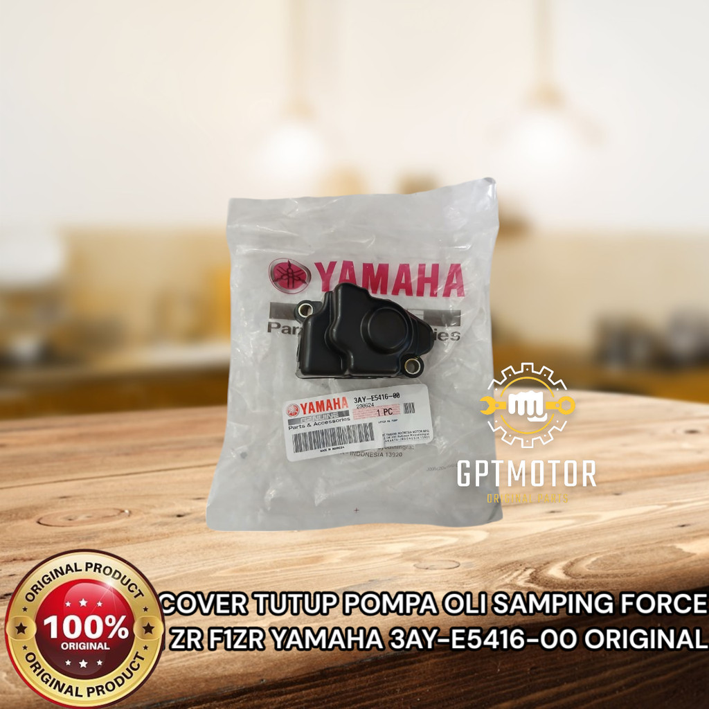COVER TUTUP POMPA OLI SAMPING FORCE 1 ZR F1ZR YAMAHA 3AY-E5416-00 ORIGINAL