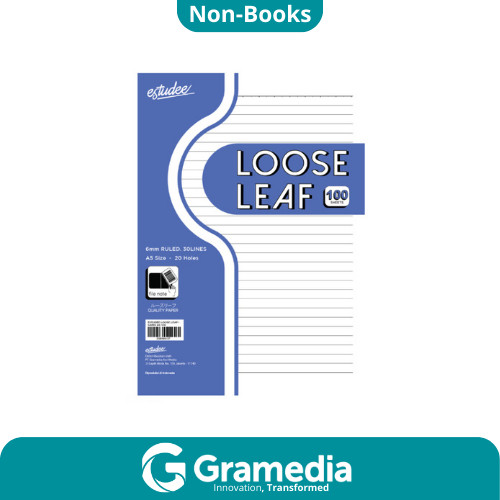 

[Gramedia Cijantung] ESTUDEE LOOSE LEAF J GARIS A5 100