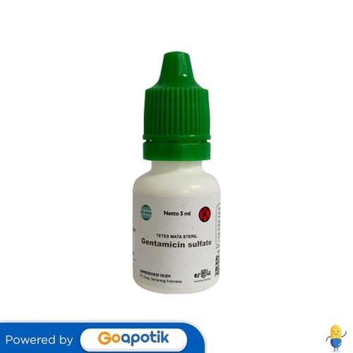 Gentamicin Erela 0.3% Tetes Mata 5 Ml