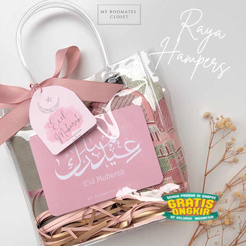 

HAMPERS LEBARAN / HAMPERS LUCU TAS TRANSPARANT / EID HAMPERS / HAMPERS LEBARAN UNIK / HADIAH THR LEBARAN / HAMPERS SEJADAH / HAMPERS HIJAB / HAMPERS LEBARAN 2025/ langsung proses