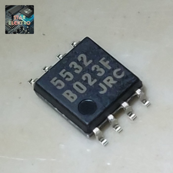 DnG27 5532 JRC DMP-8 SMD NJM5532M-TE1 Nisshinbo IC JRC5532 Dual Low Noise OpAmp