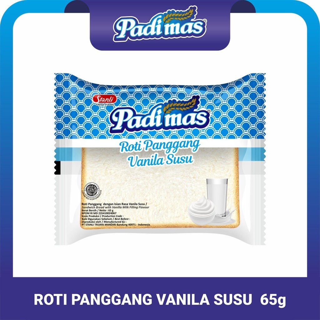 

Padimas Roti Panggang Rasa Vanilla Susu 65g PUSAT GROSIR JAJAN murah meriah