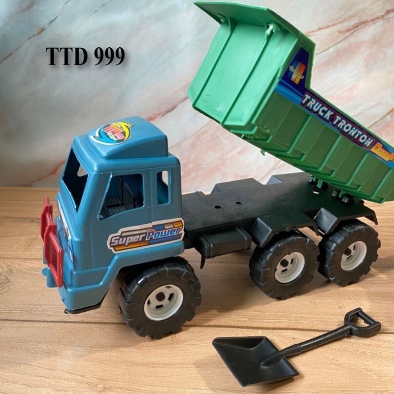 Mainan Anak Truk Dump Bak Bisa Naik Turun Truk Pasir Jomplang Murah TTD 999 SNI MURAH