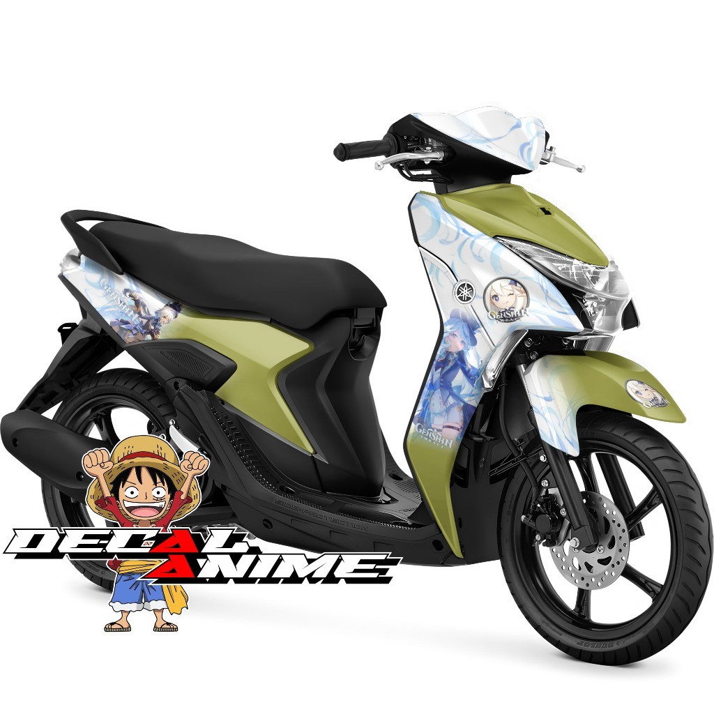 Stiker Decal Gear Full body Sticker Gear 125 Full Body motor Yamaha Decal Anime Genshin Impact