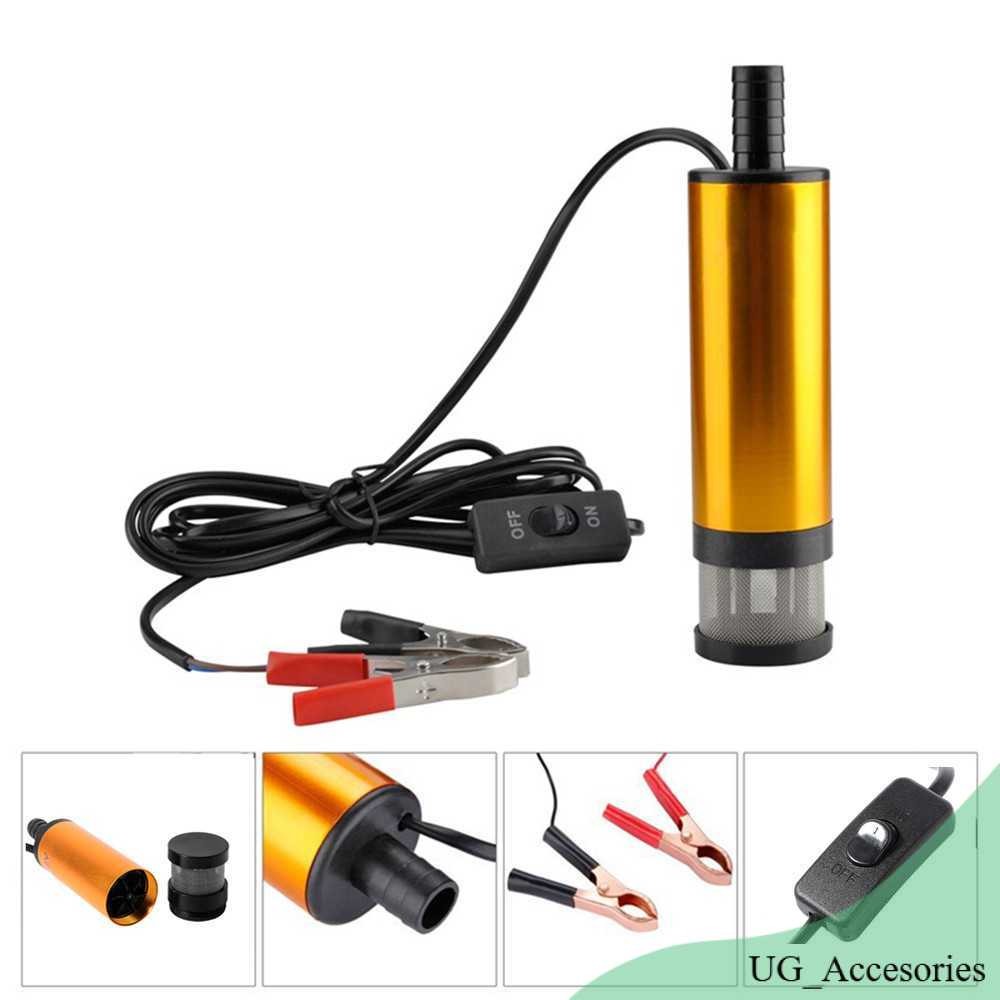 

ZHUHAI Pompa Sedot Bensin Mobil Elektrik Transfer Pump 38mm 12V 12L/m - CT-14
