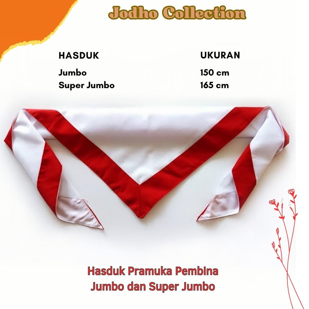 Hasduk Pramuka Pembina / Kacu Pramuka Jumbo dan Super Jumbo
