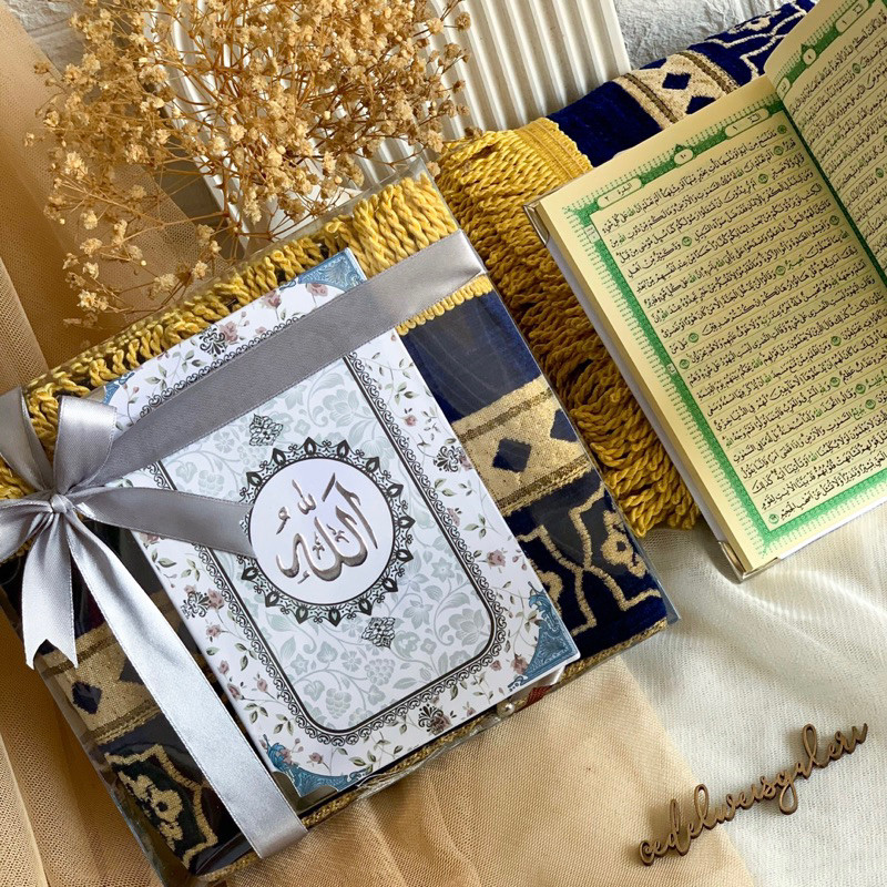 

PAKET SAJADAH DAN ALQUR’AN SOUVENIR TAHLIL PENGAJIAN SOUVENIR HAJI DAN UMROH HAMPERS ALQURAN SOUVENIR ALQURAN/ keluarga oleh oleh