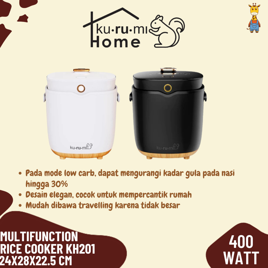 Kurumi Multifunction Rice Cooker KH201 - Penanak Nasi