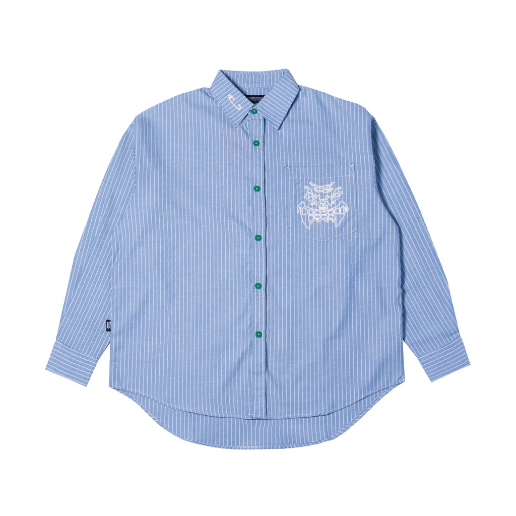 VICIOUS PAIN - RAGE OXFORD STRIPE SHIRT