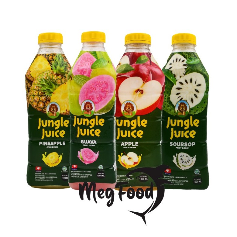 

JUNGLE JUICE Minuman Sari Buah 1 Liter/1000 ML Juice Drink
