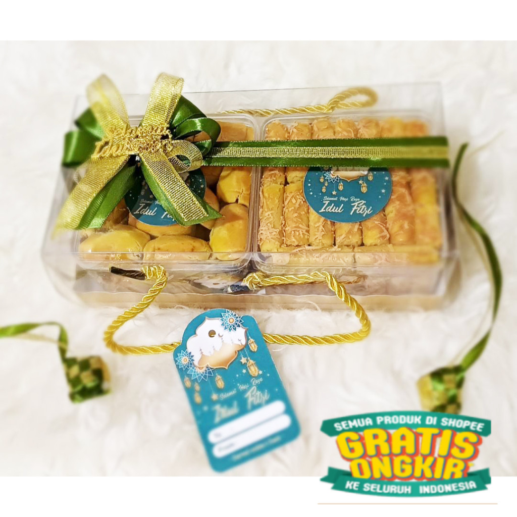 

Hampers bingkisan parcel Lebaran Idul fitri kue kering/ New kado