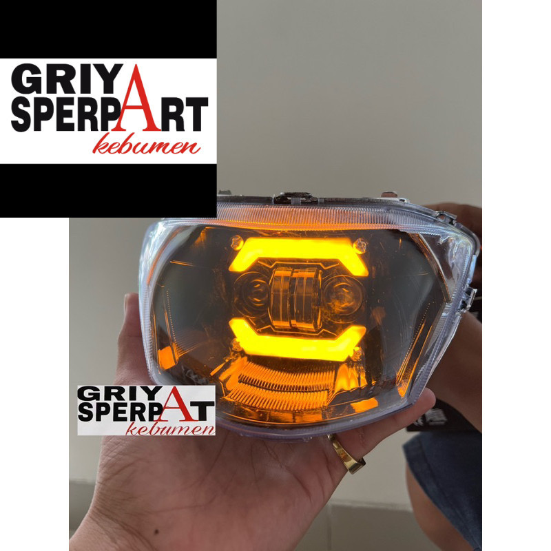 LAMPU DEPAN HONDA MIO J  LED