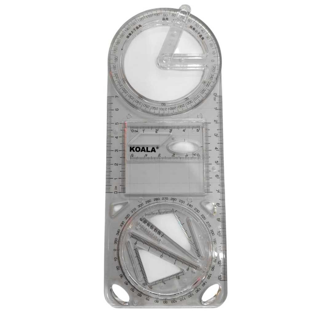 

KOALA penggaris menggambar geometris multifungsi LXH5365