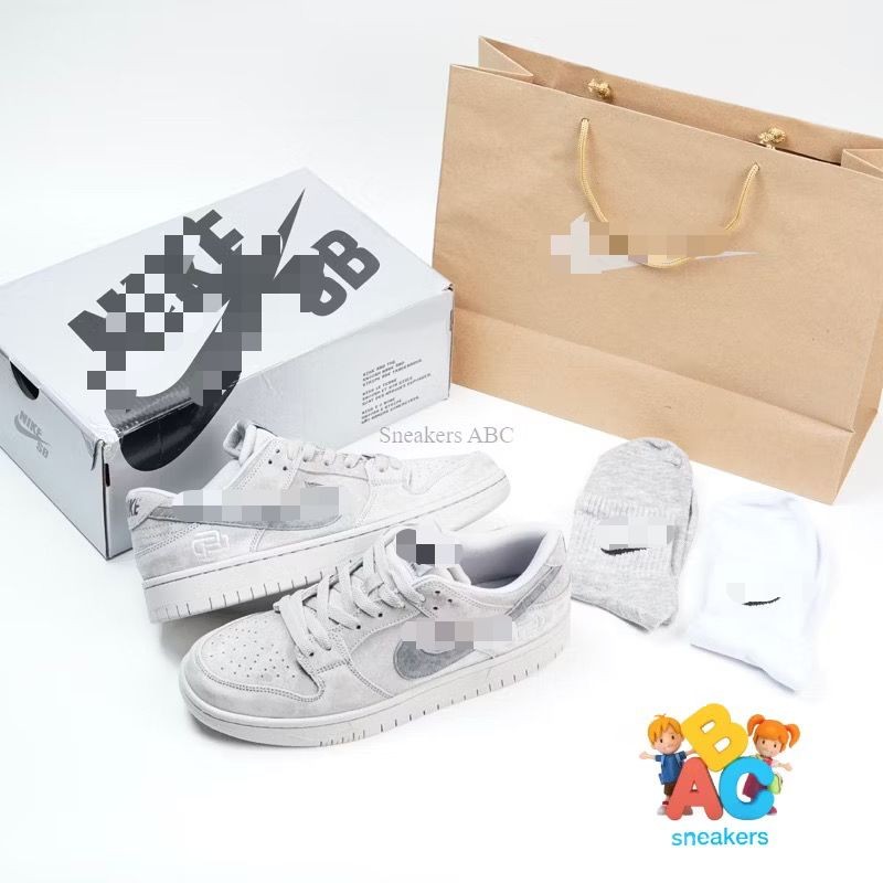 Sepatu Reigning Champ X Sb Zoo  Low Pro Grey