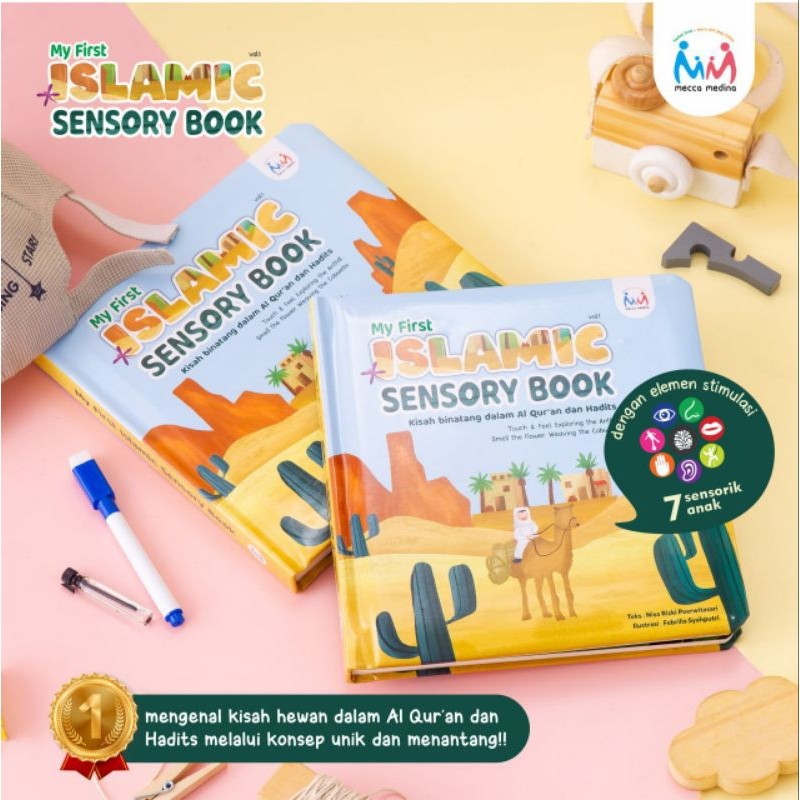 My First Islamic Sensory Book (MFISB) Mecca Medina GreatKiddos