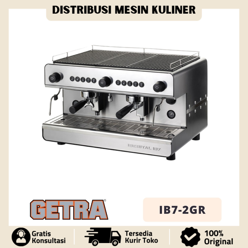 MESIN KOPI ESPRESSO GETRA IB7-2GR IBERITAL COFFEE MACHINE ESPRESSO & CAPUCCINO ORIGINAL