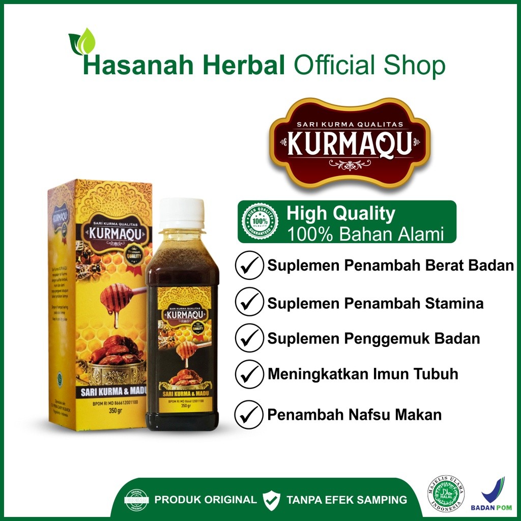 

Sari Kurma Kurmaqu Obat Penambah Nafsu Makan, Berat Badan, Gemuk Badan