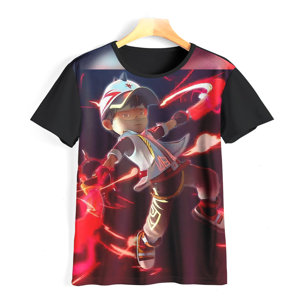 Kaos Boboiboy Keren dan Adem | Kaos Boboiboy Anak & Dewasa | 0005BBY