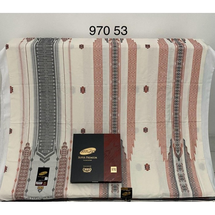 SARUNG ATLAS SERI TERTINGGI SUPER PREMIUM 970 GOLD - HEVEN STORE