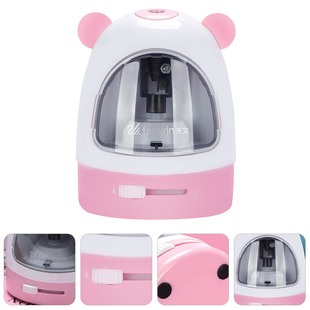 

Electric Pencil Sharpener Students Stationery Operated Automatic Vertical for Kid Plastic Sharpeners Creative