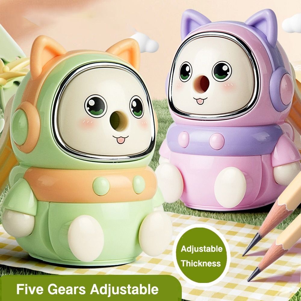 

Pencil Automatically Enters Pencil Sharpener Anti Sticking Lead Hand-cranked Mechanical Pencil Sharpener Five Gears Adjustable