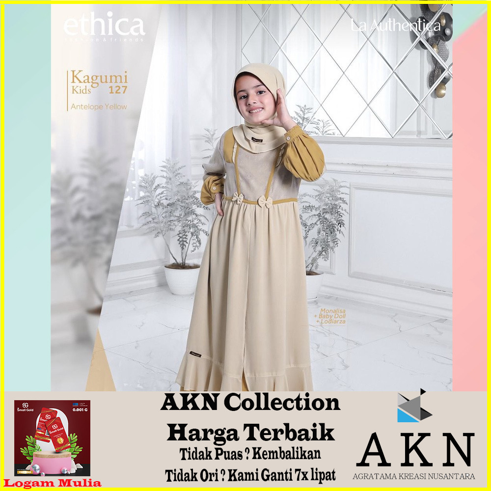 Ethica Gamis Anak Perempuan Kagumi Kids 127 Gamis Terbaru 2023