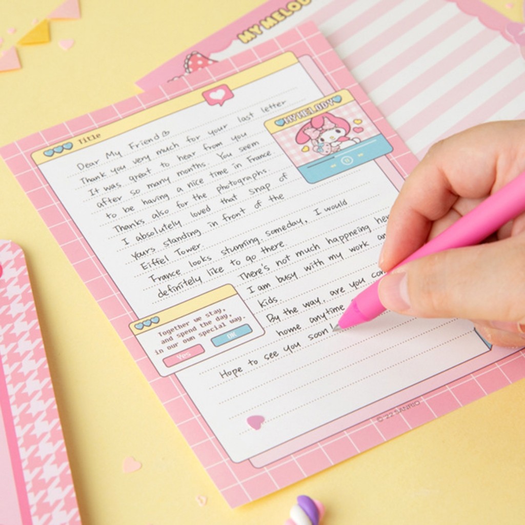 

Ay00! DotdingSet Stiker Kertas Surat Buku Catatan Praktis dan Lucu untuk Menempel Buku Pegangan