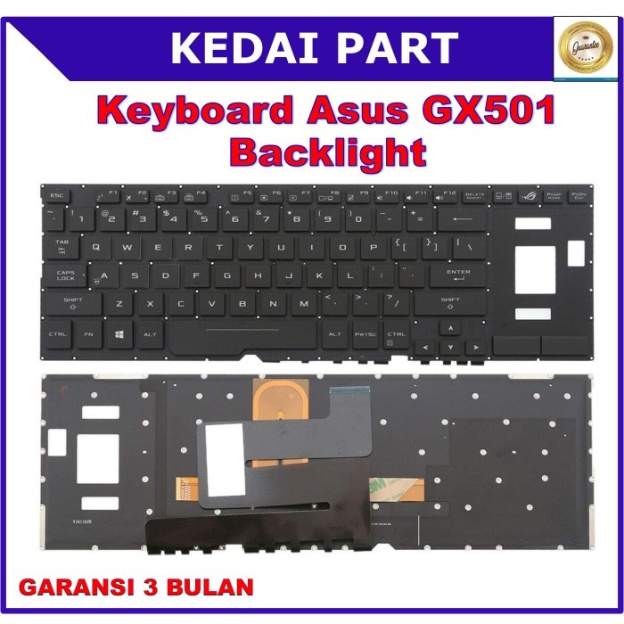 Keyboard Asus ROG Zephyrus GX501 GX501GI GX501V GX501VI GX501VIK GX501VS GX501VSK Backlight