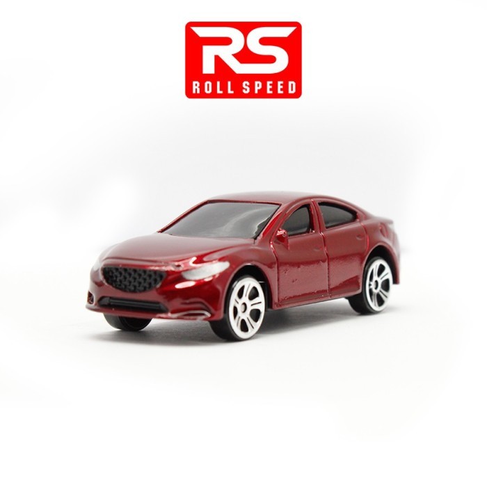 Diecast Metal 1:64 RS Roll Speed Mazda Merah