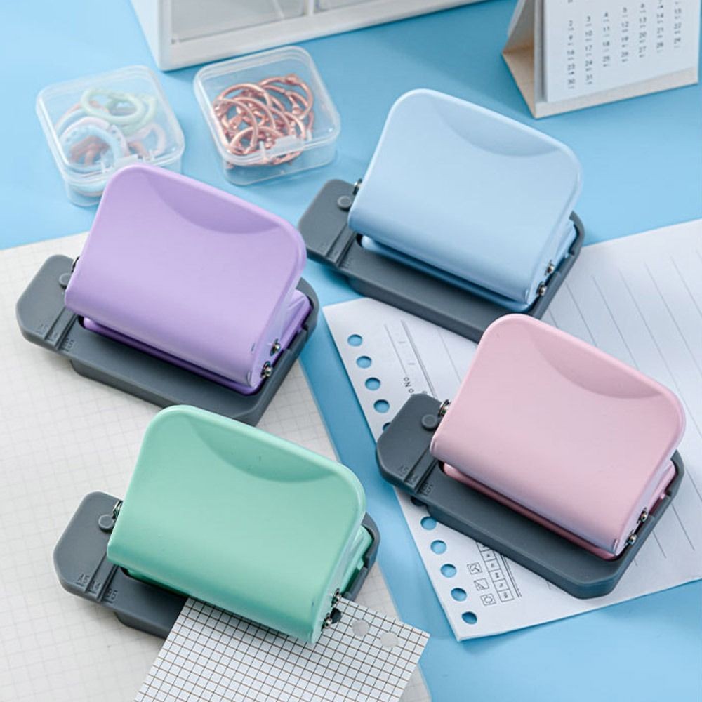 

6-Hole 6-Hole Paper Punch For A4 A5 B5 Paper Notebook Scrapbooking Binding Round Hole Puncher Labor-saving Mannual