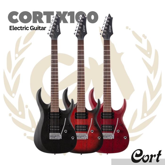 Cort X100 Electric Guitar HH - Gitar Elektrik