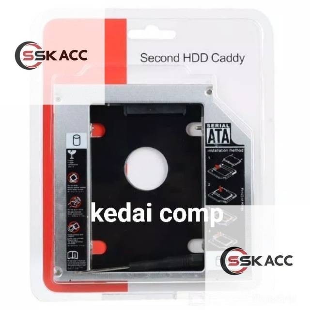 HDD Hardisk Rack Caddy Slim 9.5mm SSKACC-KOMPUTER