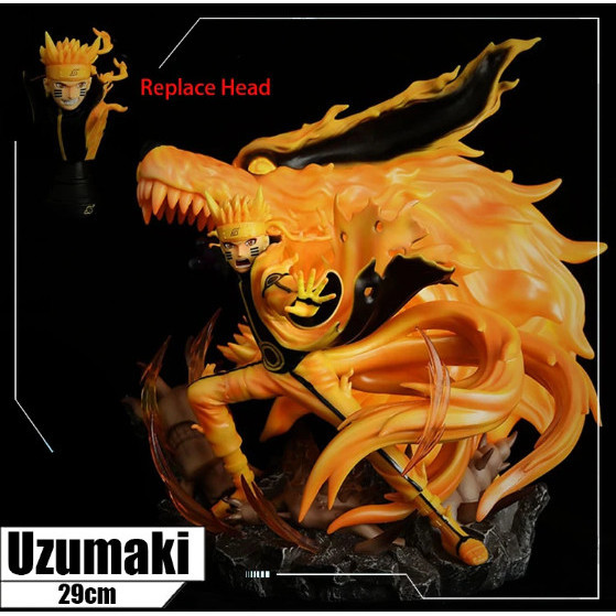 (Baca Deskripsi) Figure Naruto Shippuden - Uzumaki Naruto Kurama Sage Mode Ver.