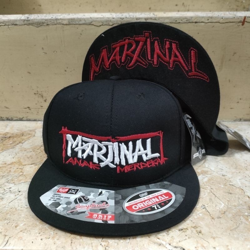 topi snapback bordir MARJINAL topi bordir hiphop topi snapback bordir MARJINAL