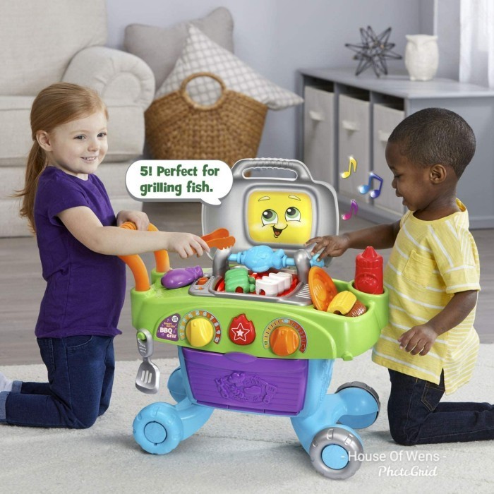LEAPFROG SMART SIZZLIN BBQ GRILL - MAINAN ANAK ORIGINAL